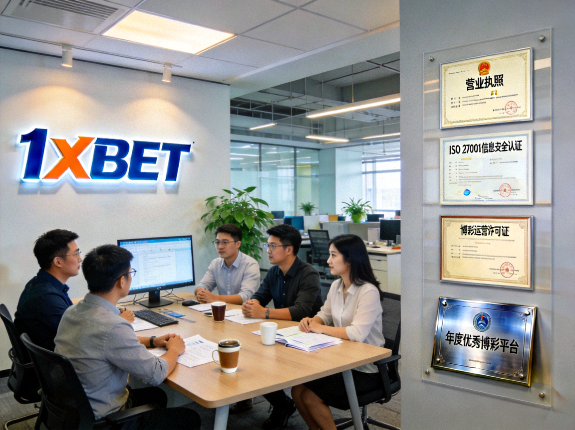 1xBET官方团队工作环境与资质认证展示图片